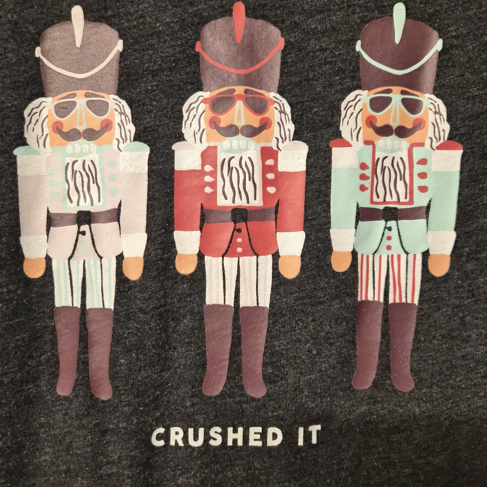 🙊 5/$30 Old Navy Gray Tee with Nutcracker Design